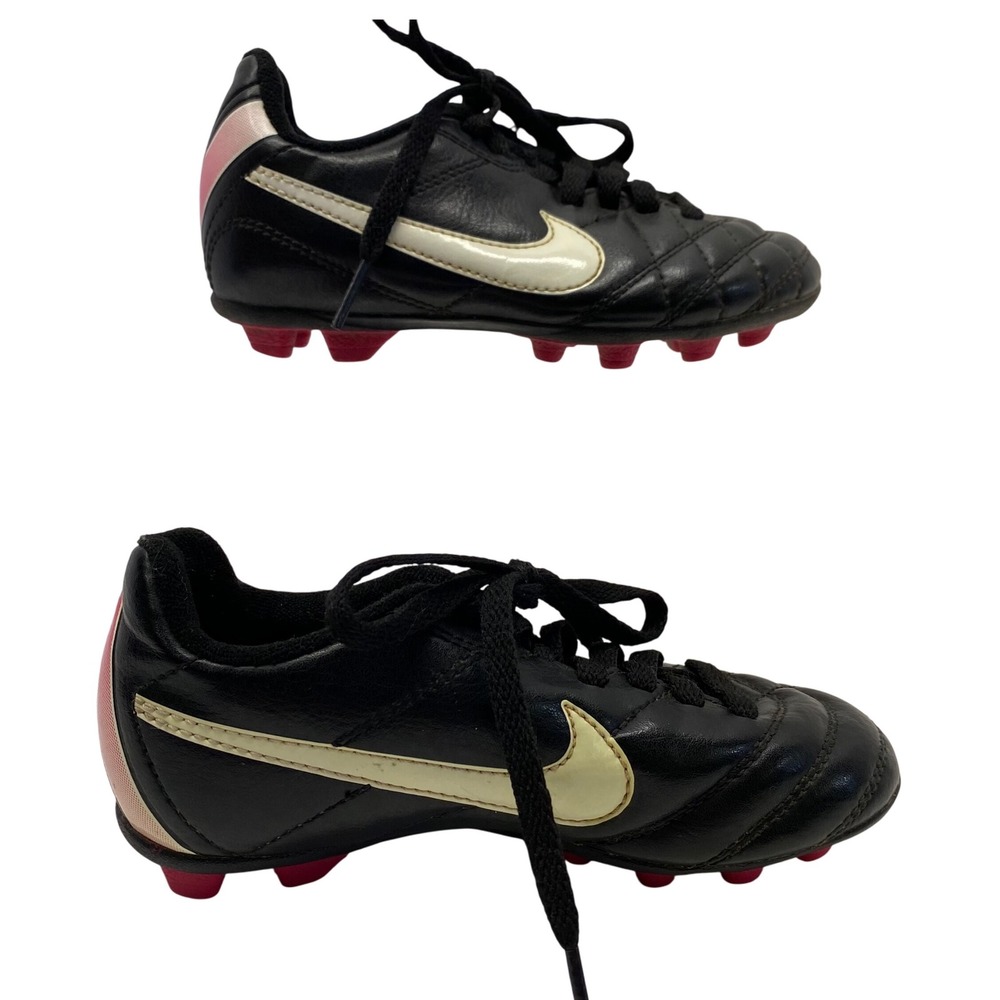 Nike Nike Jr Tiempo Rio FG Black Soccer Cleats Toddler Child's 10C 509035-016